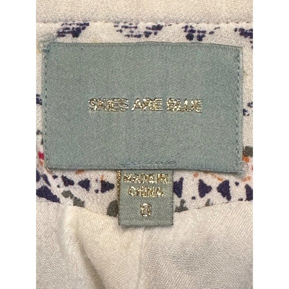 Skies Are Blue Ladies 3/4 Sleeve Aztec, Tribal, BOHO Style V Neck Dress Size 8 - Picture 8 of 8